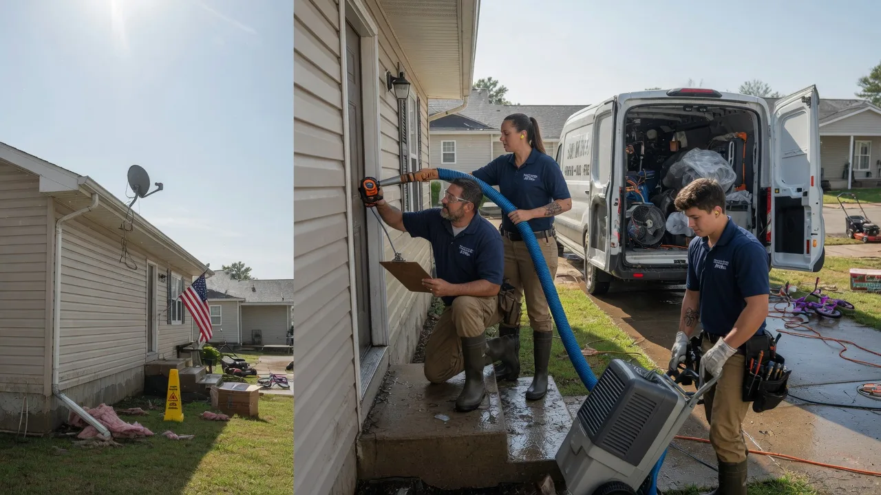Ceiling Water Damage Restoration in Clifton, KS near me